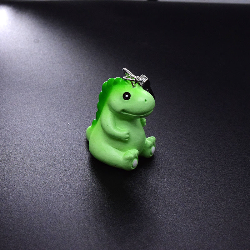 Wholesale Cartoon Dinosaur Resin Rhino Keychain