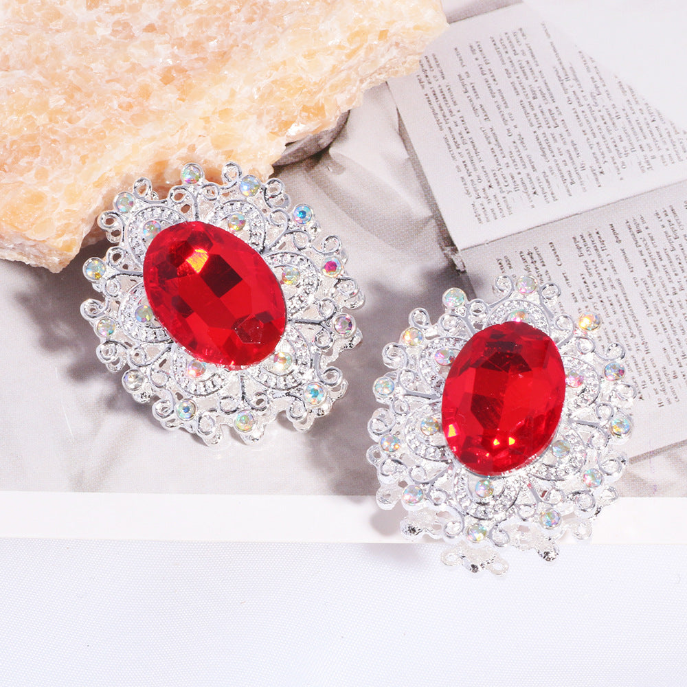 Wholesale 3pcs/pack Retro alloy heavy-duty beads straight hole DIY beading