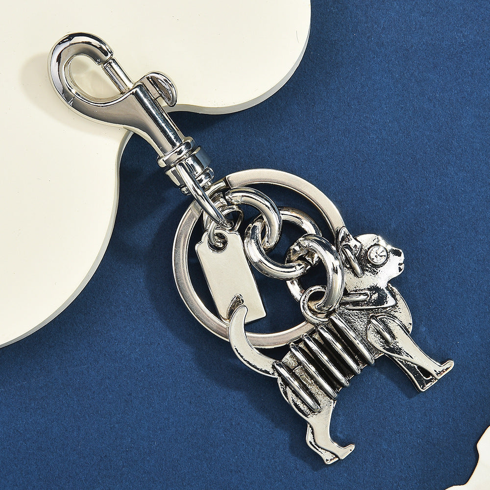 Wholesale Creative bone dragon keychain