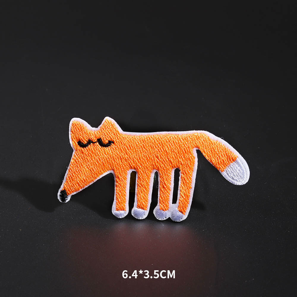 Wholesale Cute Little Fox Animal Embroidery Patch