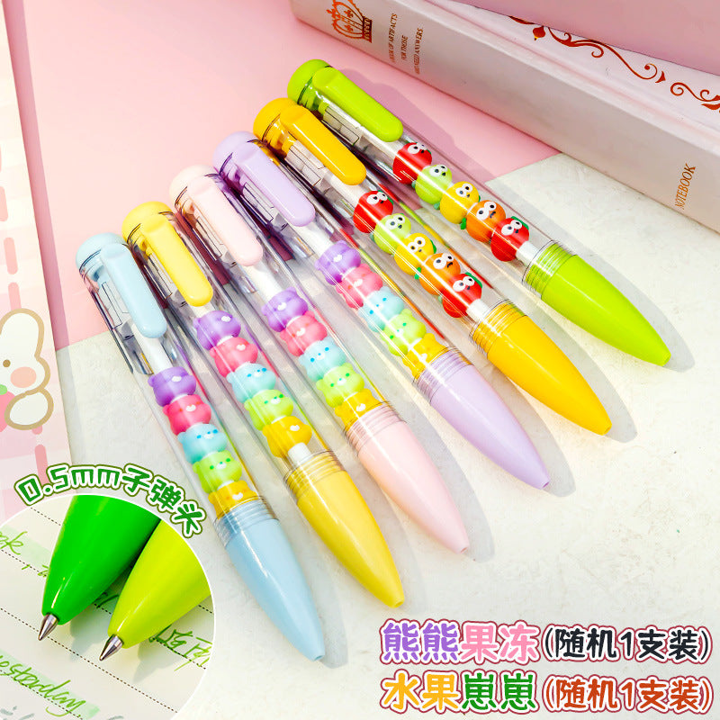 Wholesale DIY string gel pen black smooth ballpoint pen