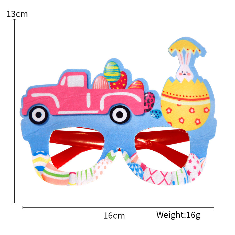 Wholesale Easter Glasses Children Adult Holiday Party Decoration Supplies Rabbit Egg Glasses Frame