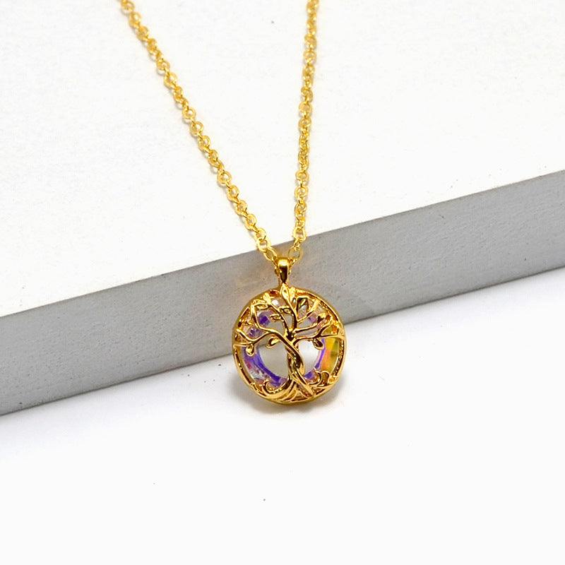 Wholesale Tree of Life Crystal Necklace