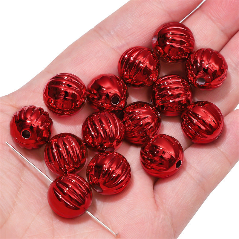 Wholesale Christmas Acrylic Pumpkin Beads Ball