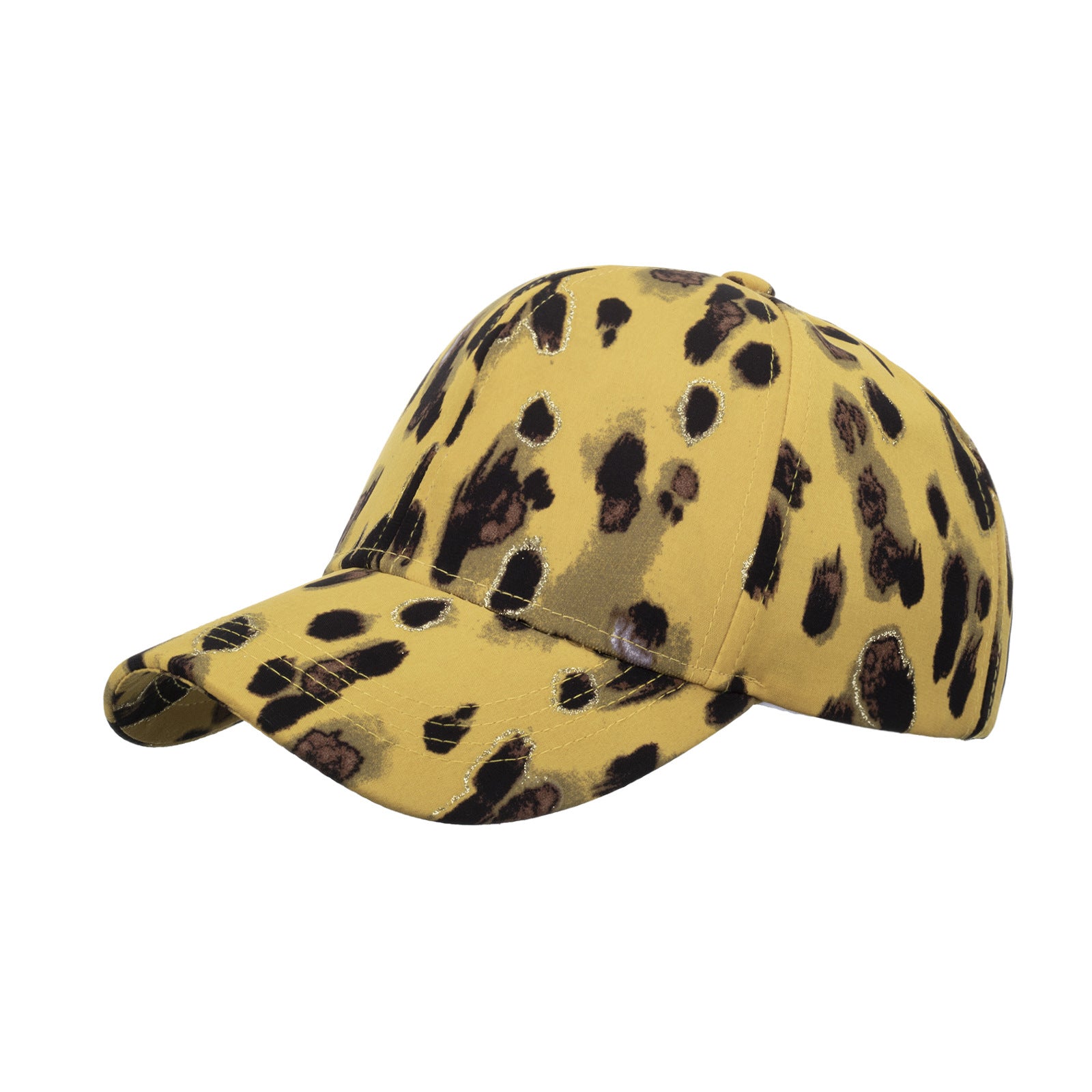 Wholesale Gold powder speckled baseball cap with sun protection