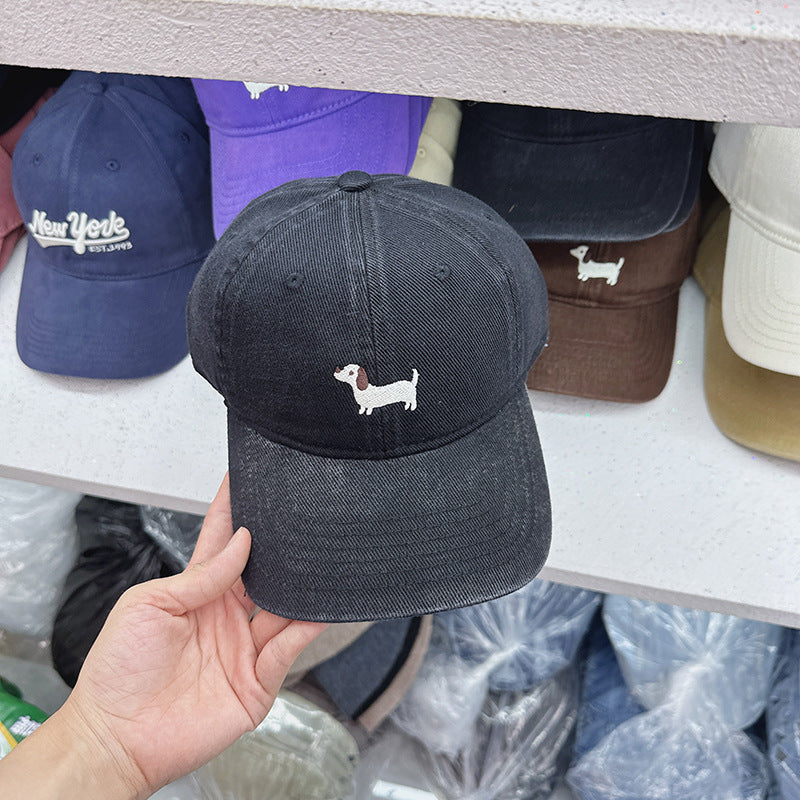 Wholesale Cute cartoon puppy baseball cap duckbill cap unisex