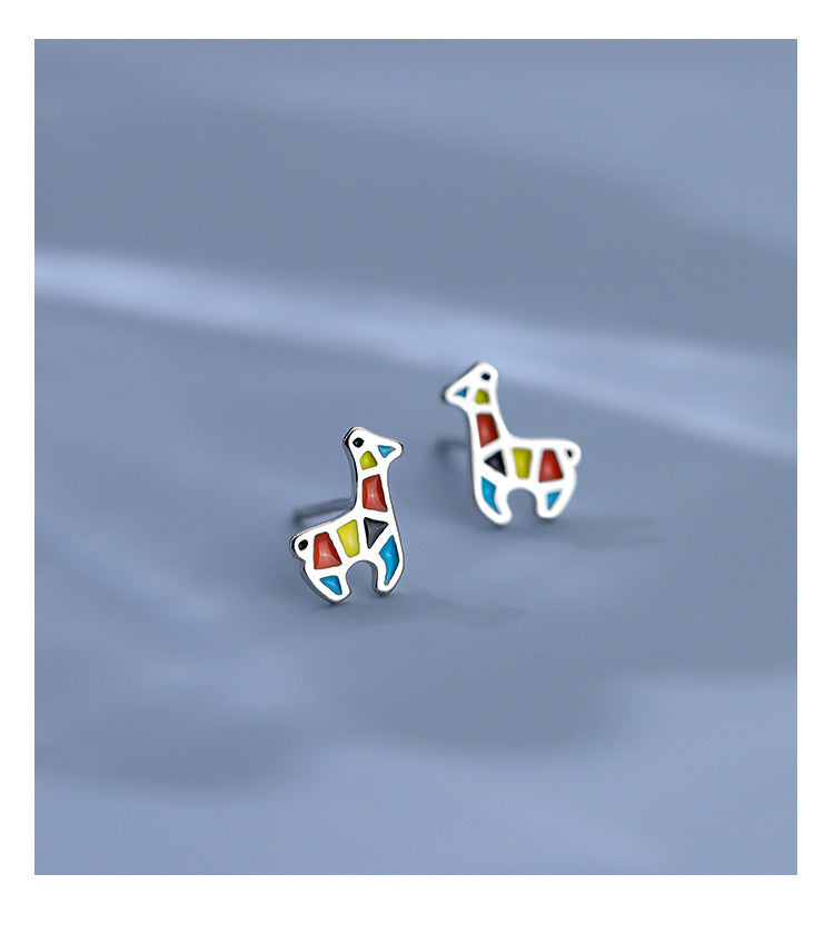 Pendientes al por mayor de conejo lindos 925 de plata esterlina