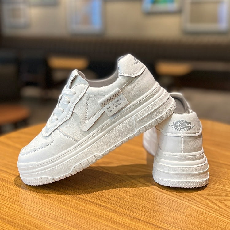 Wholesale 2023 Leather Enhanced Breathable Casual Sports Small White Shoes