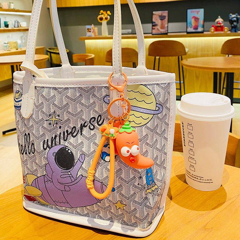 Wholesale Creative Cartoon Vegetable Popeye Resin Keychain