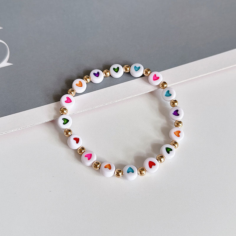 Wholesale Pearl Bohemian Rose Alloy Bracelet