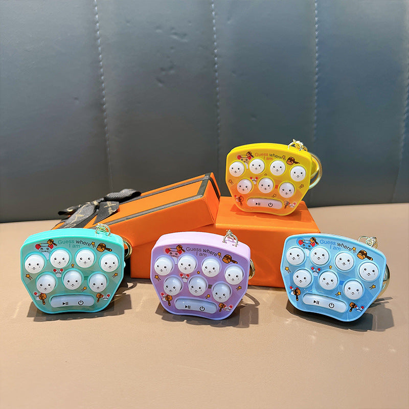 Wholesale Groundhog Game Machines, Decompression Toys, Plastic Keychains