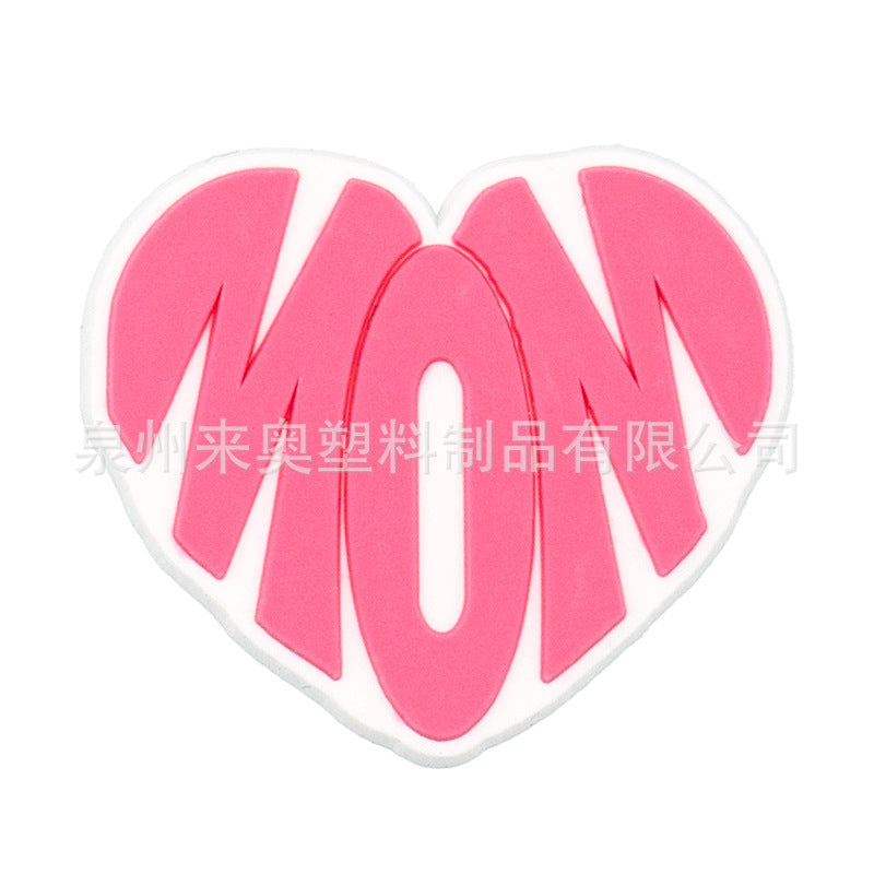 Wholesale 20pcs Parents'  Day straw hat accessories straw dust cover cartoon PVC soft glue straw clip straw cover