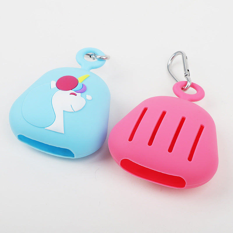 Wholesale Cartoon Cute Unicorn Towel Silicone Storage Set