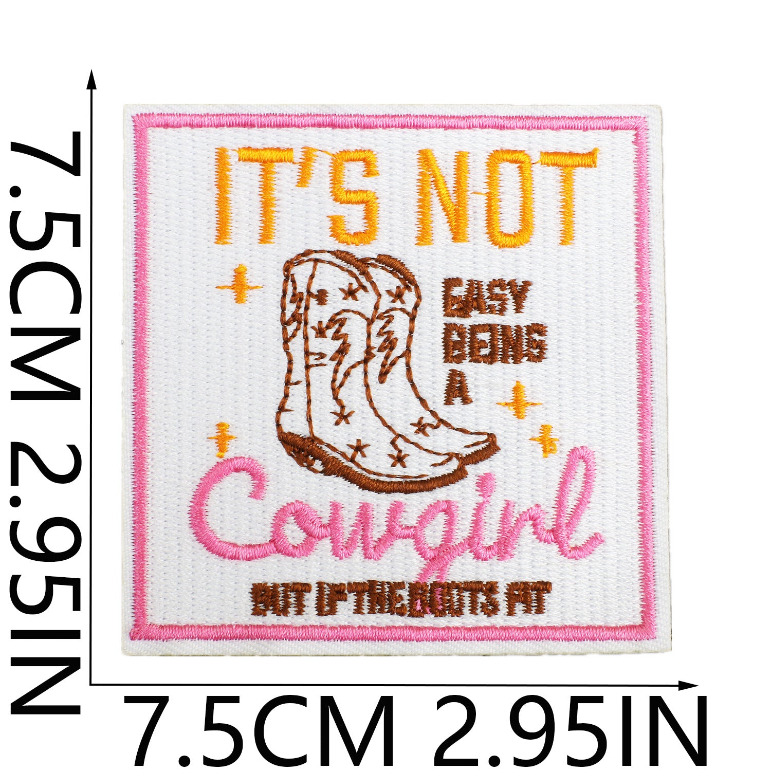 Wholesale Western cowboy embroidery double gun cowgirl patch