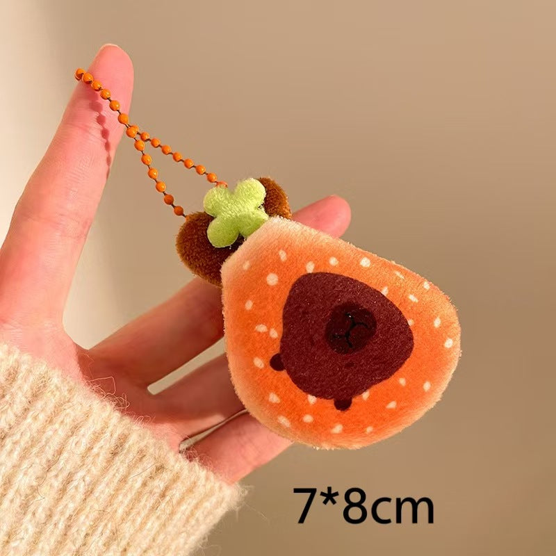 Wholesale Creative Food Plush Doll Pendant Girl Backpack Pendant Keychain Pendant Doll Small Gift Event Stall