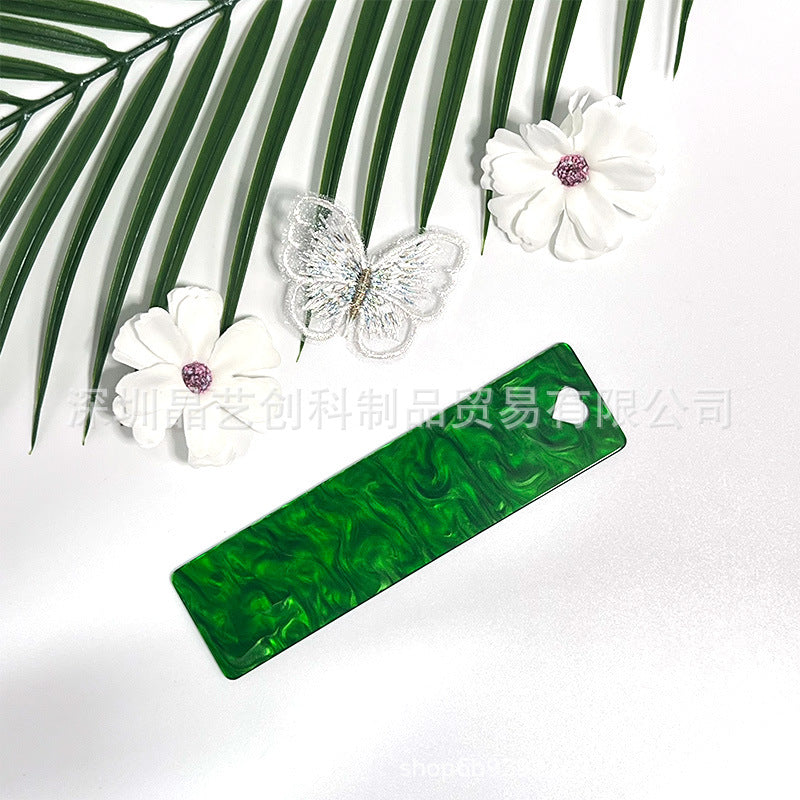 Wholesale 10pcs/pack water pattern board series acrylic bookmark DIY pendant