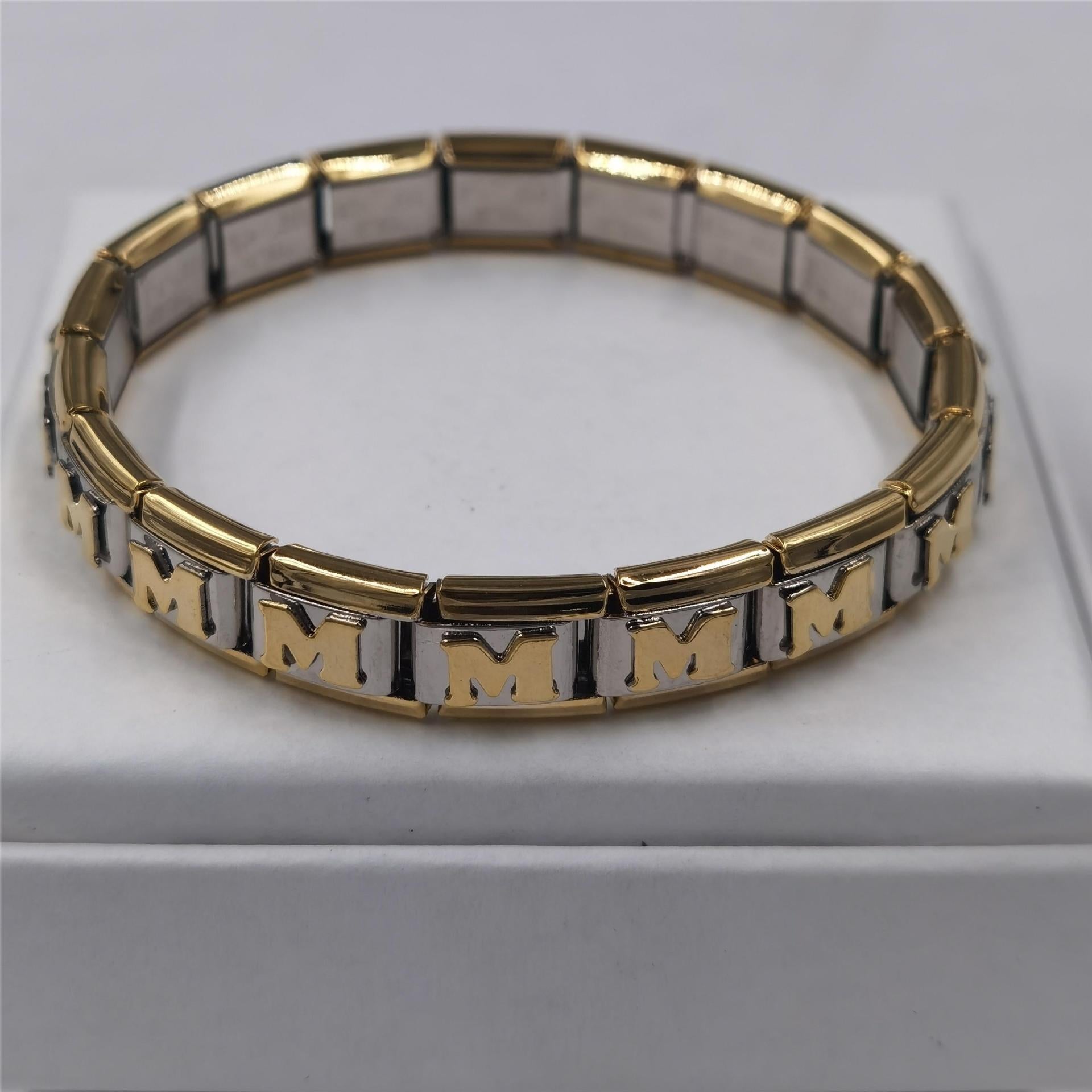 Wholesale Italian Charm Bracelet DIY Module Splicing Stainless Steel Bracelet Accessories Charms