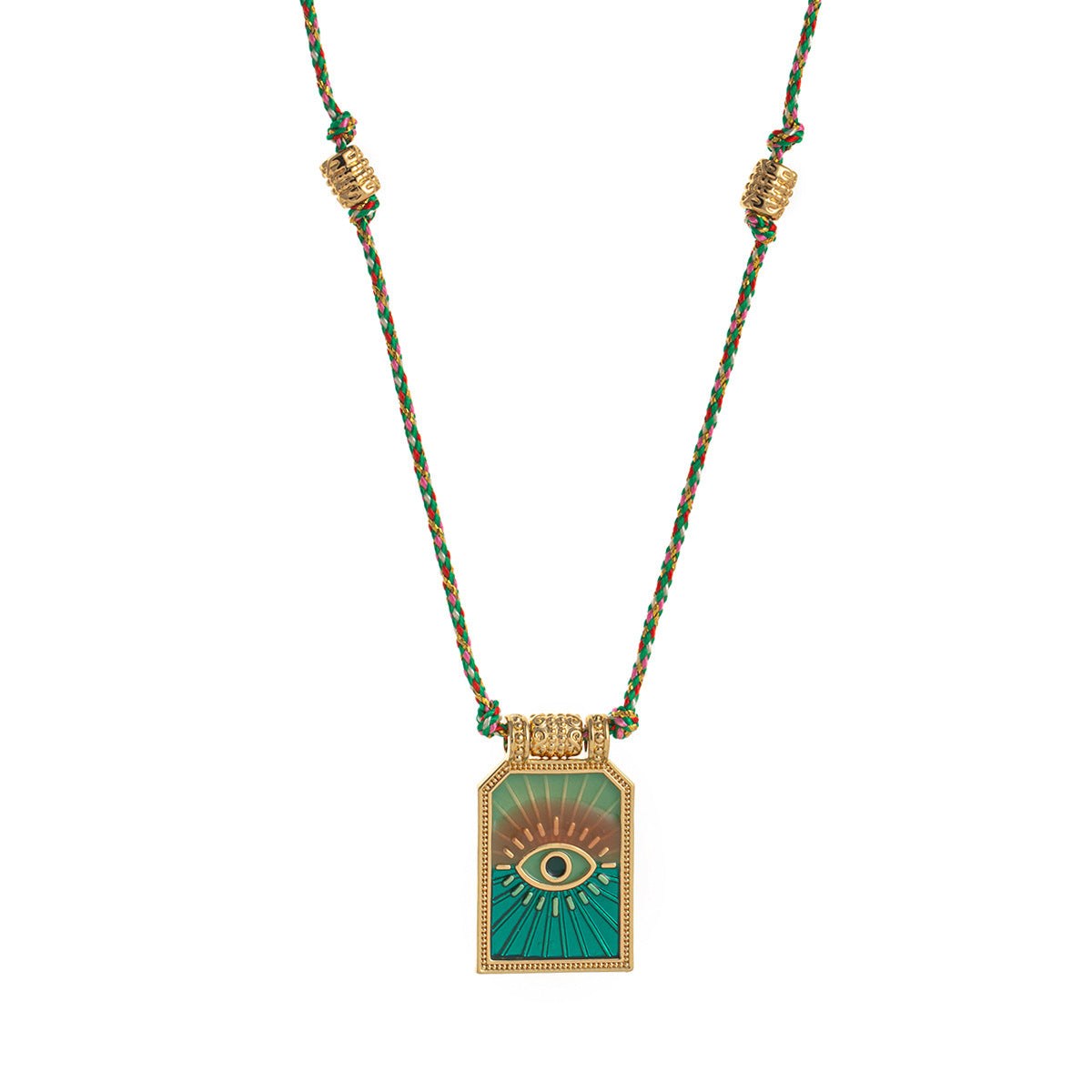 Wholesale Art Vintage Tarot Gold Plated Pendant Necklace