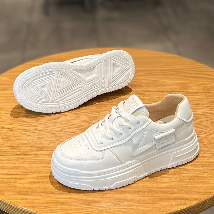 Wholesale 2023 Leather Enhanced Breathable Casual Sports Small White Shoes