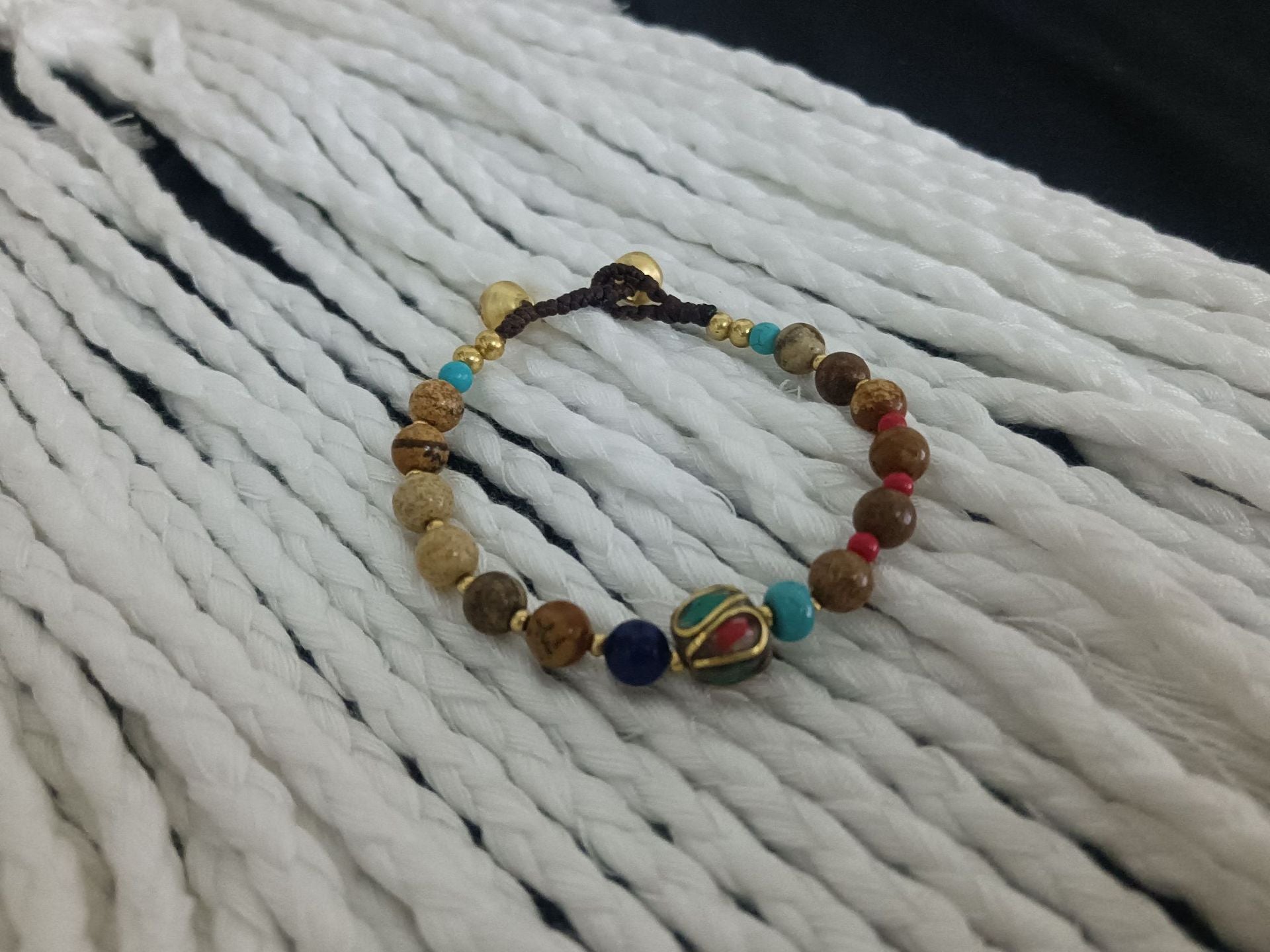 Wholesale Ethnic Style Turquoise Handwoven Bracelet