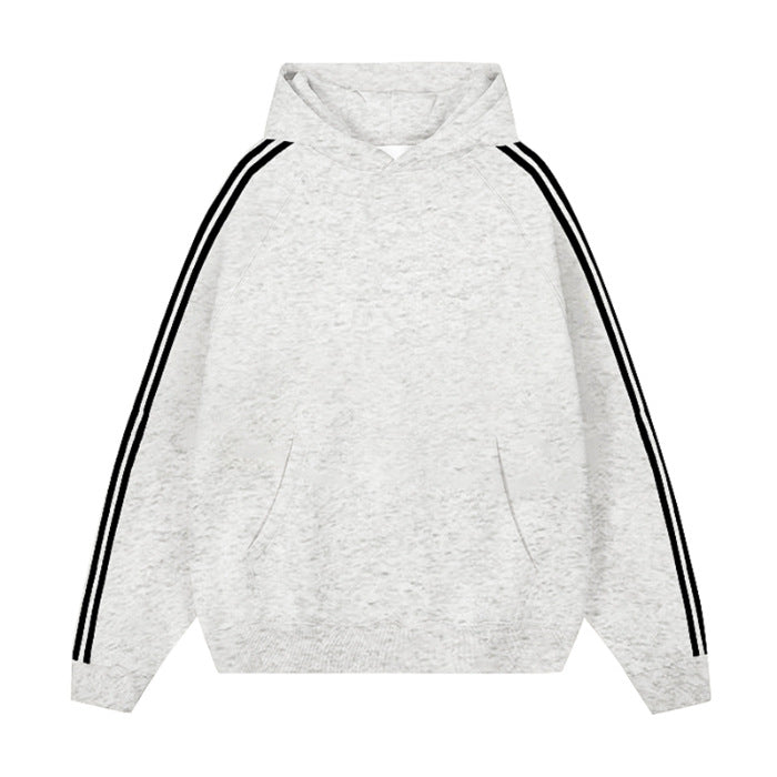 Wholesale Pure Cotton Retro Comfortable Sports Loose Casual Long-sleeved Hooded Clothes