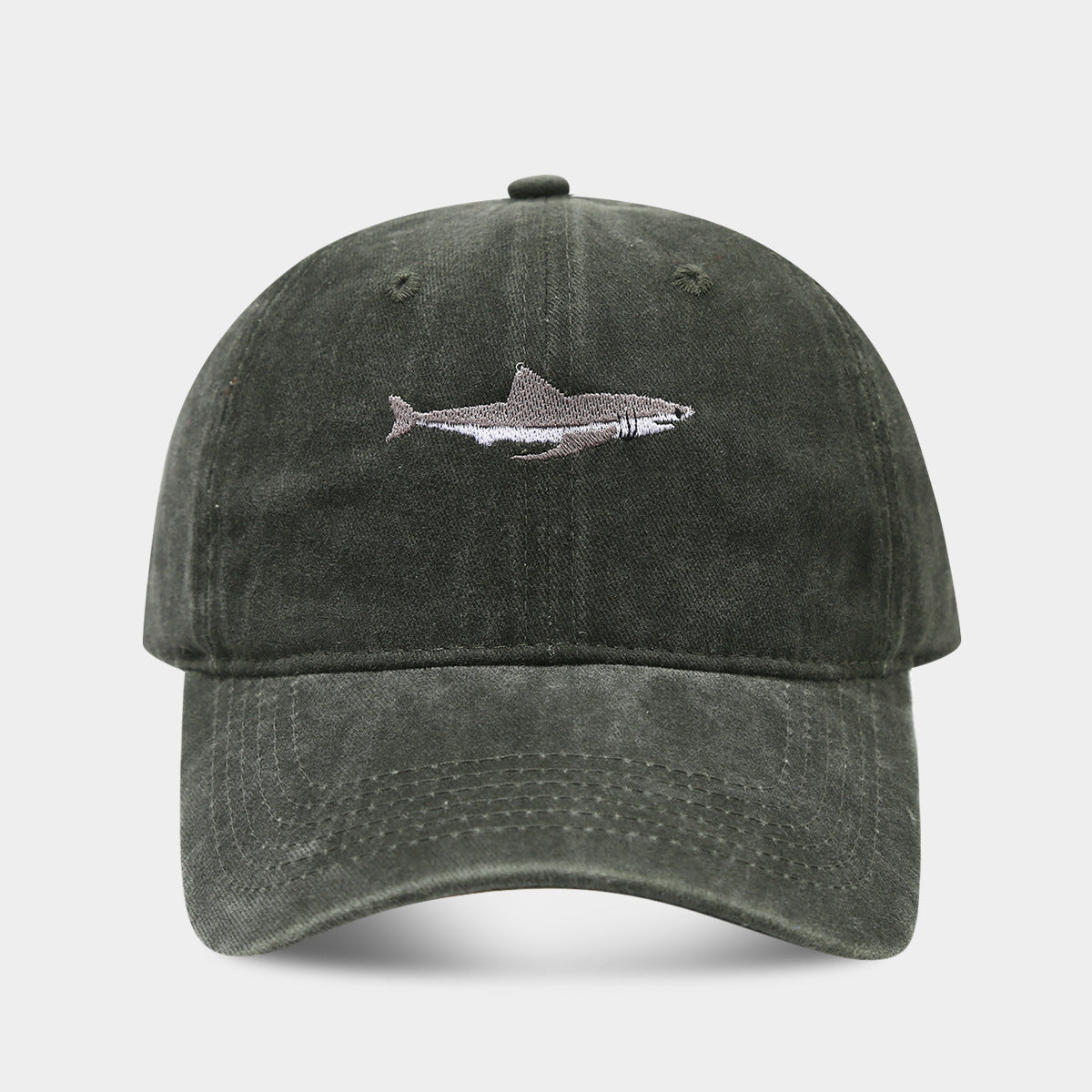 Wholesale Shark Baseball Cap Washed Trend Women's Sunshade Cap