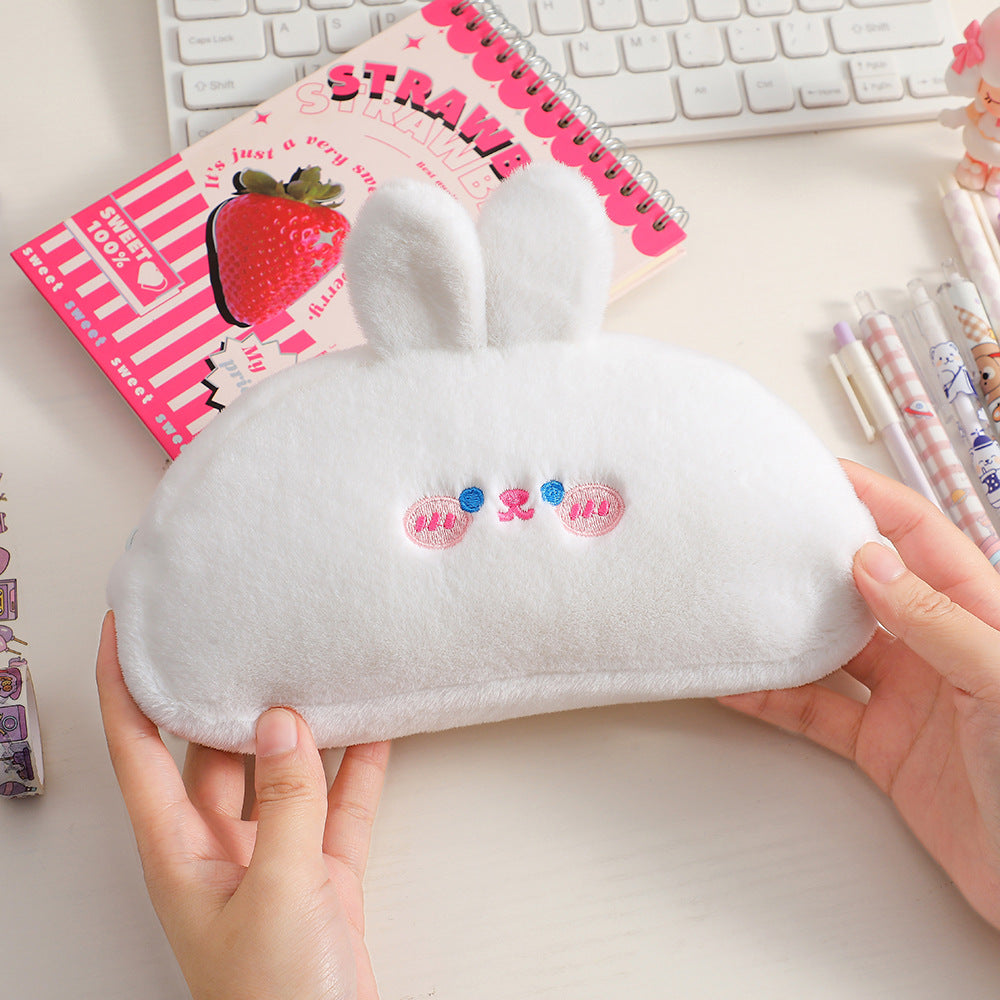 Wholesale Cartoon Pig Plush Pencil Bag