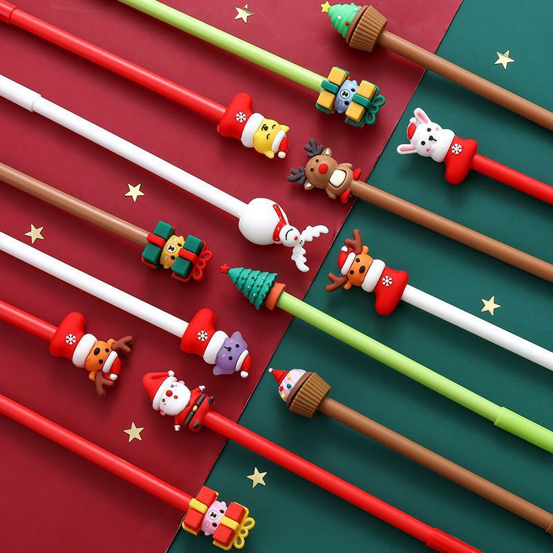 Wholesale 20PCS Christmas Creative Plastic Gel Pens