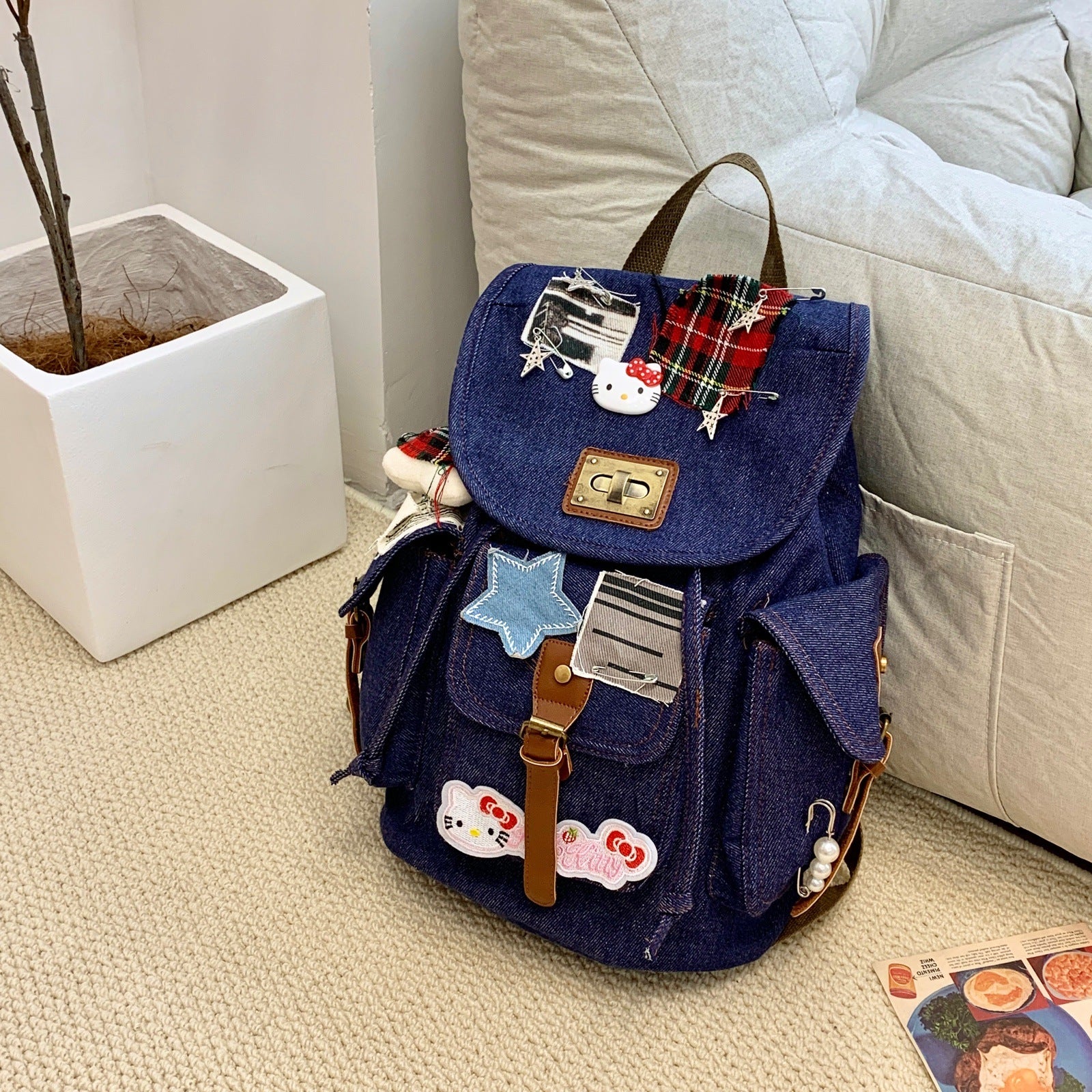 Wholesale  fashion backpack new arrival Senior high school college students schoolbag