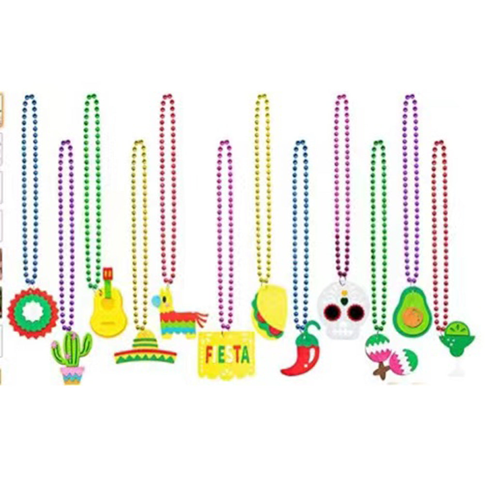 Wholesale 5PCS Mexican Carnival Party Necklaces