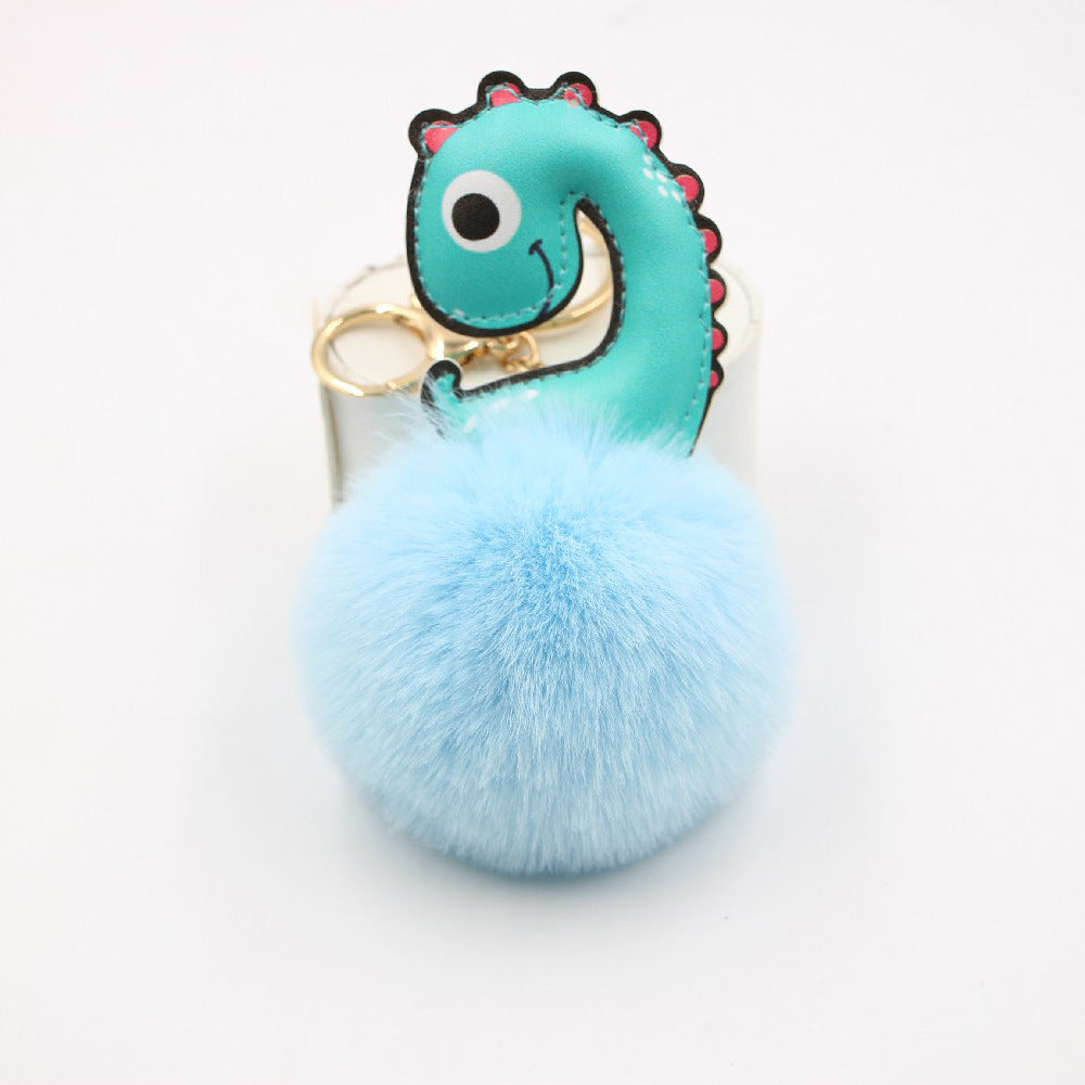 Wholesale Cute Dinosaur Women's Bag Plush Keychain