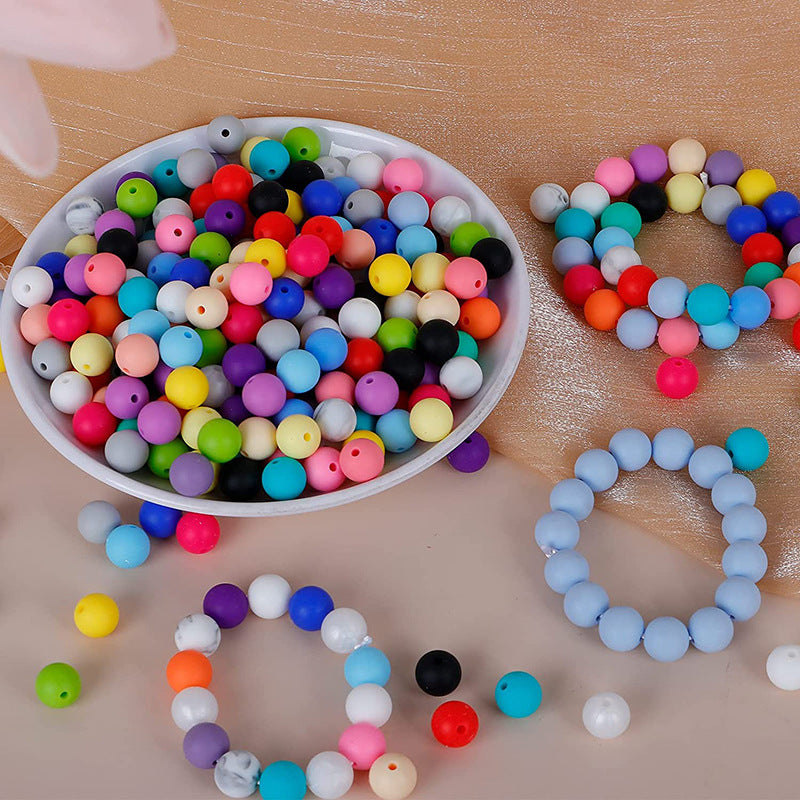 Wholesale 30Boxes Silicone Mixed Colors diy Beads