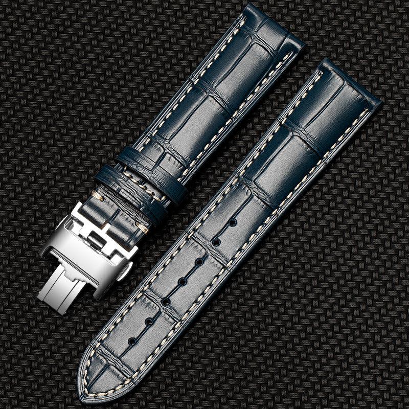 Wholesale Crocodile Patterned Cowhide Strap