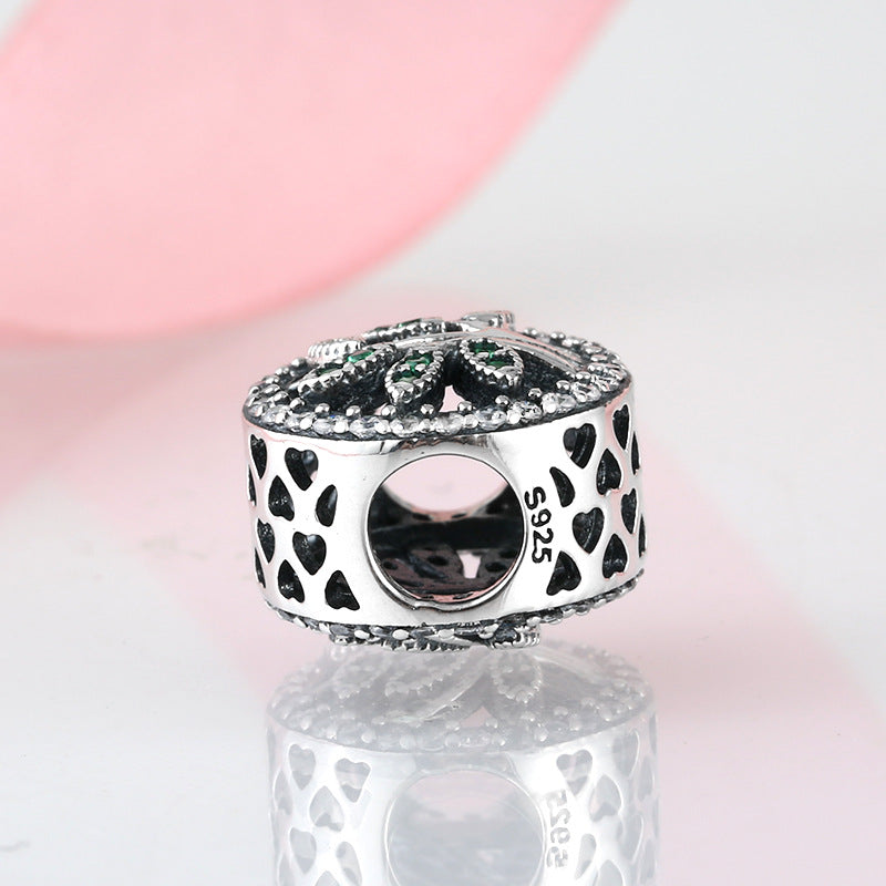 Pulsera de cactus de árbol de suerte al por mayor Accesorios de bricolaje S925 Beads de plata esterlina