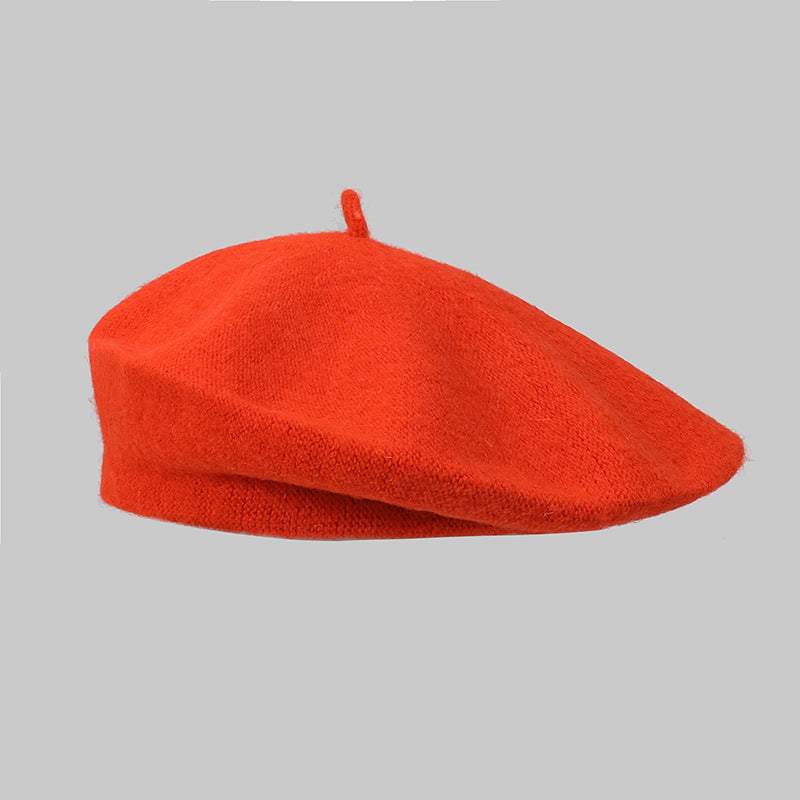 Wholesale Autumn and Winter Women's Solid Color Beret