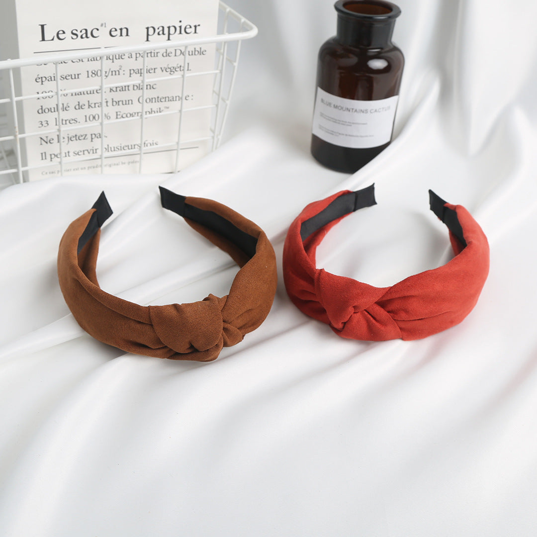 Wholesale Suede Wide Edge Headband