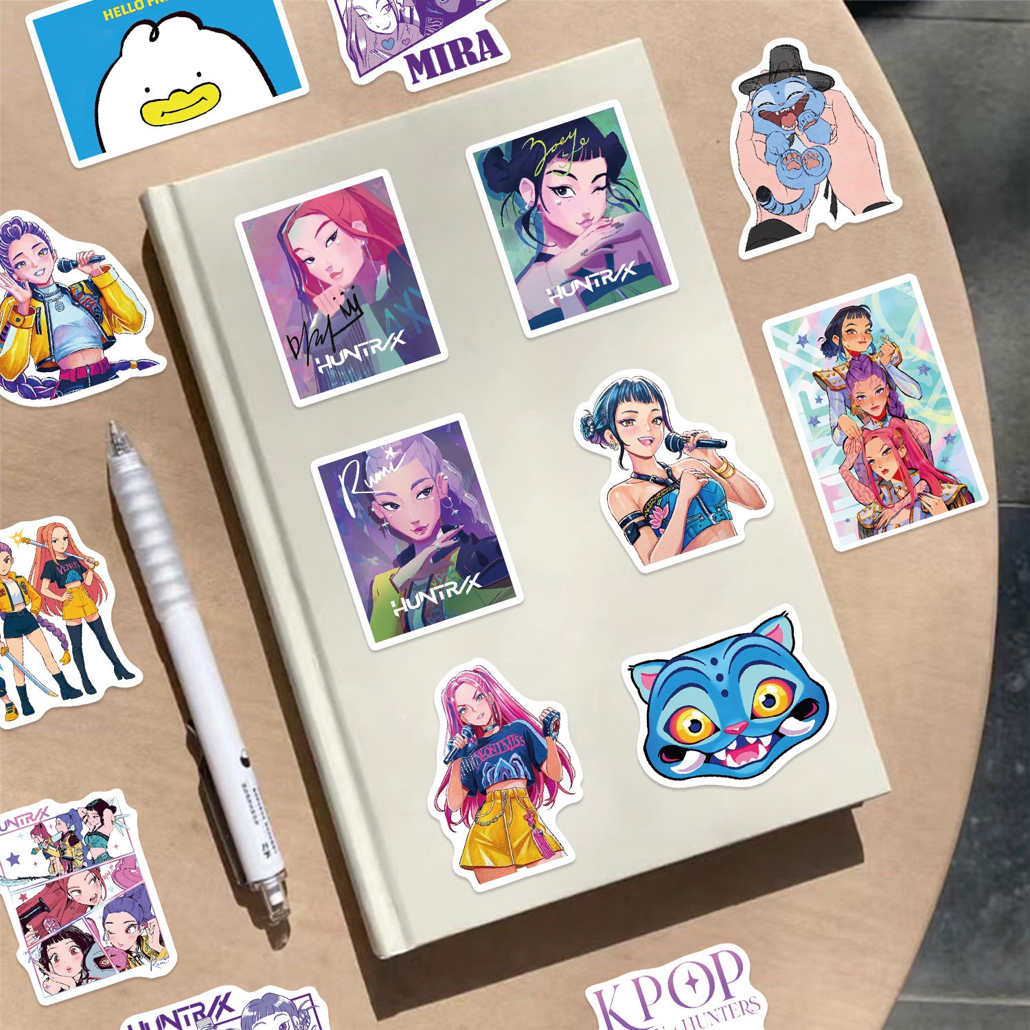 Wholesale Charming Character Stickers DIY Decorative Waterproof Stickers