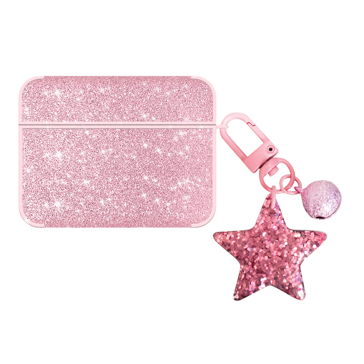 Wholesale PC Glitter with Hanging Rope Headphone Cases