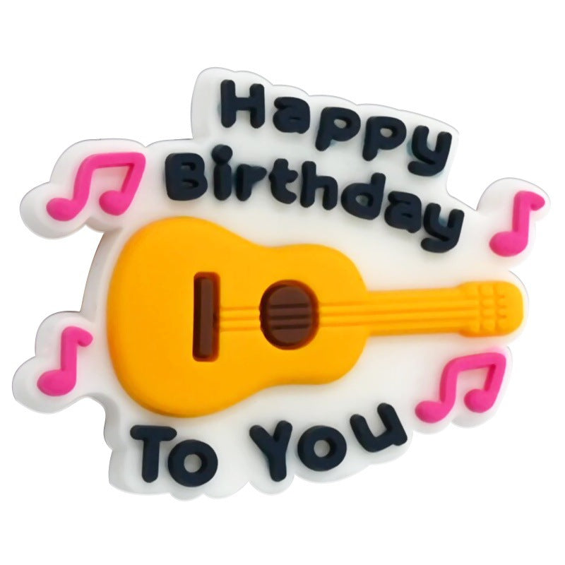 Wholesale  Random 100pcs/pack  Phrases series pen accessories decorations cartoon beads