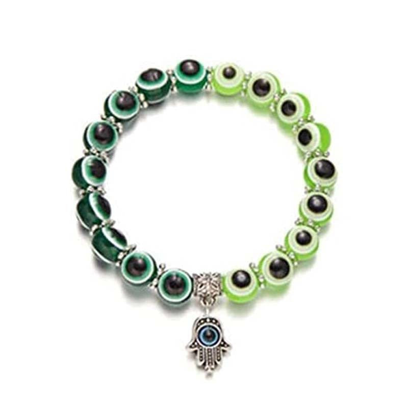 Wholesale Resin Ball Devil's Eye Bead Bracelet