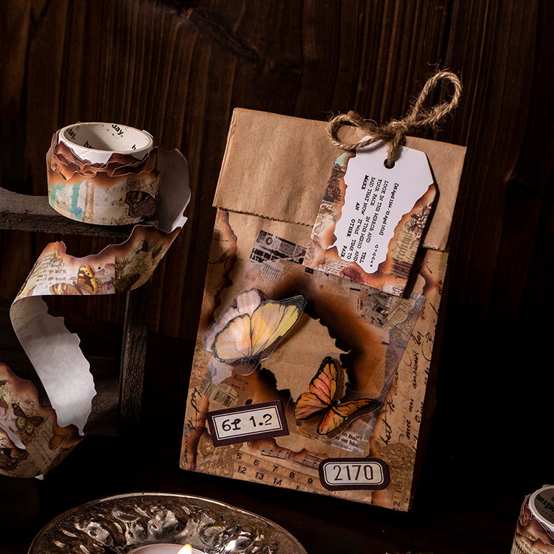 Wholesale Retro DIY Notebook Collage Materials 8 Types