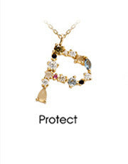 Wholesale 26 Letter Classic Gold Plated Necklaces