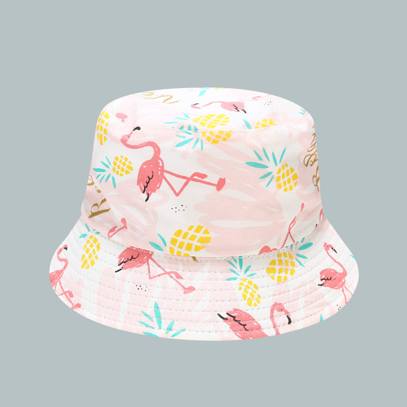 Wholesale Pattern Baby Hat Sunscreen Sun Hat 52cm Basin Hat