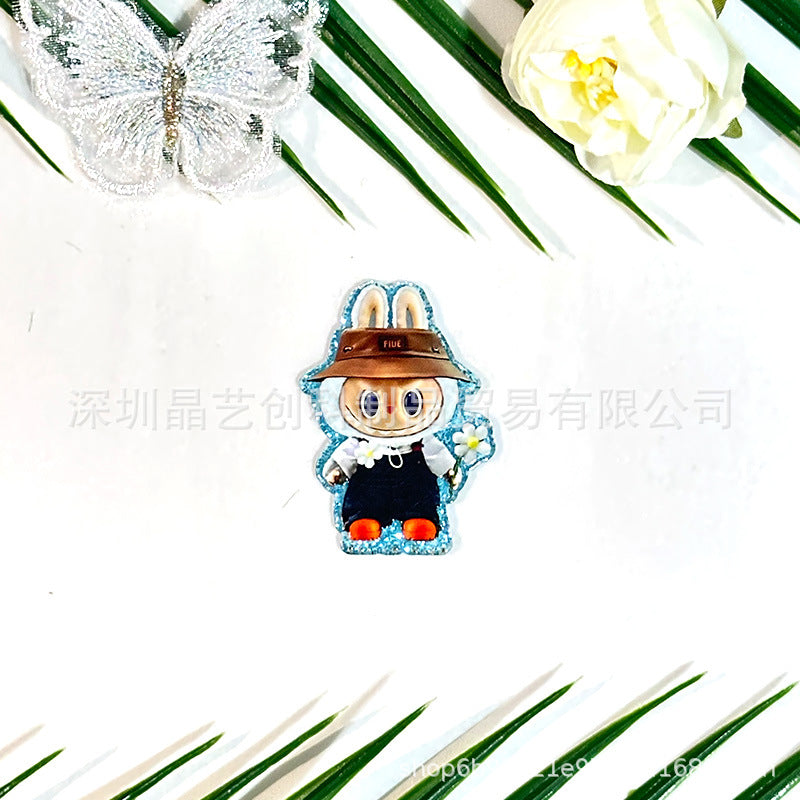 Wholesale 10pcs/ pack Acrylic DIY Accessories Cartoon Series