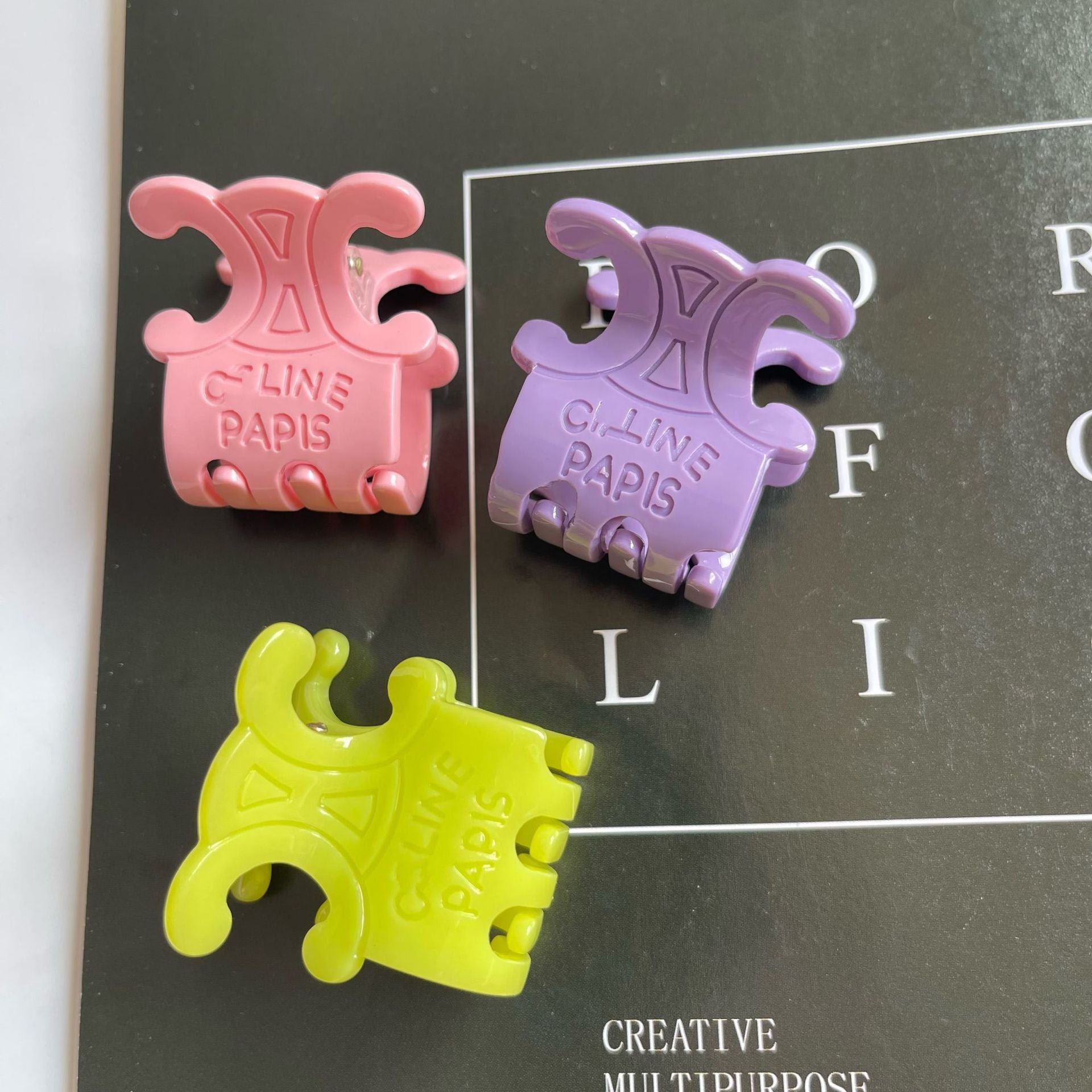Wholesale Acetate Flow Shark Clips