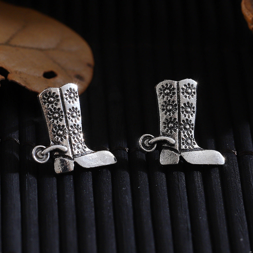 Wholesale Retro ethnic style cowboy earrings
