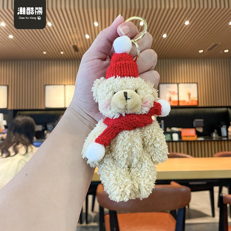 Wholesale Christmas Plush Doll Keychains