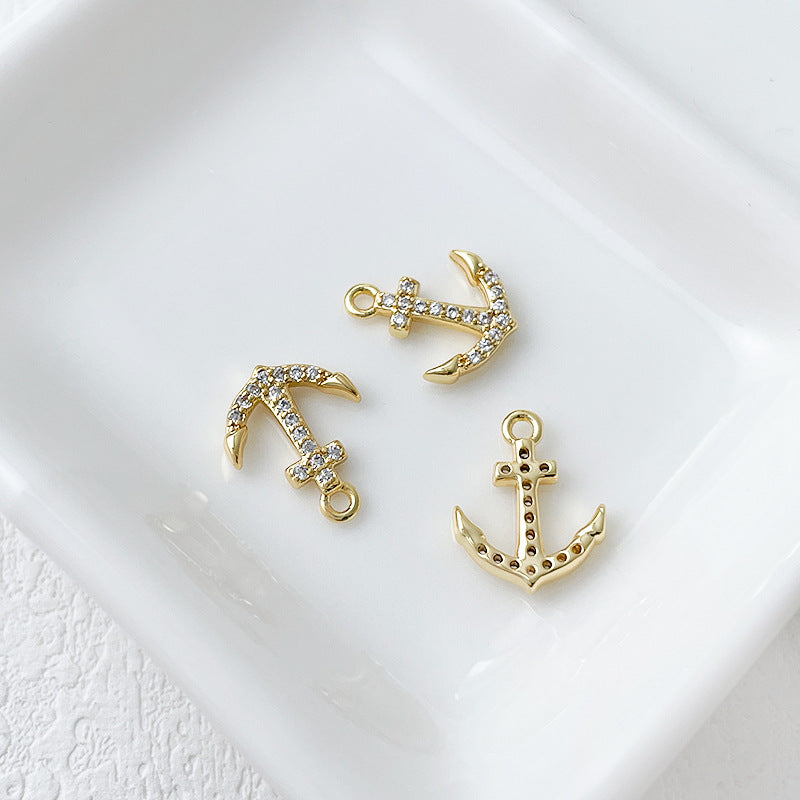 Wholesale 14k Gold Plated Marine Creature Pendant Diy Accessories