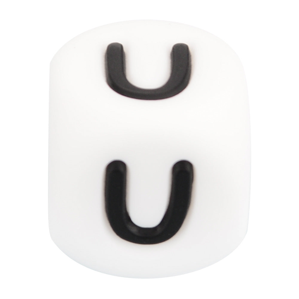 Wholesale Silicone Letters DIY Beads