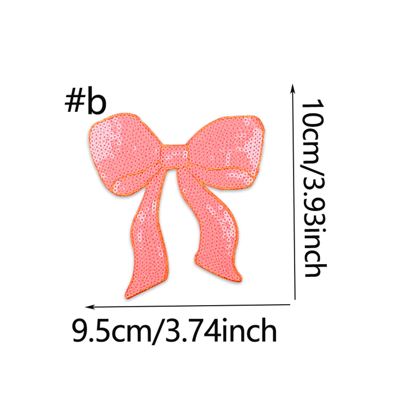 Wholesale Bow embroidery  fabric appliqué  sequins